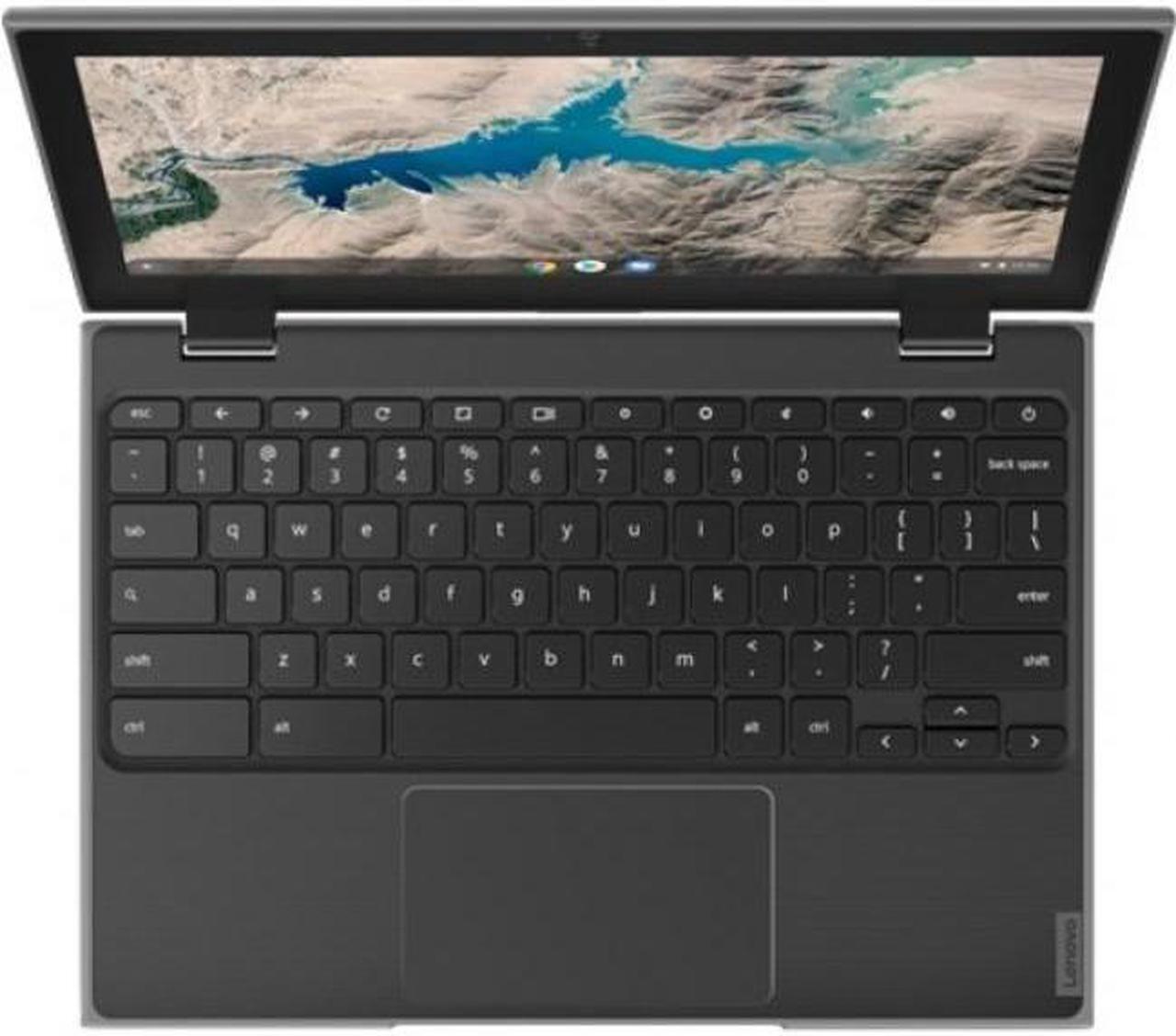 Alt view image 4 of 20 - Lenovo 100e Chromebook 2nd Gen 82Q30003US 11.6" Chromebook - HD - 1366 x 768 - Octa-core (ARM Cortex A73 Quad-core (4 Core) + Cortex A53 Quad-core (4 Core) 2 GHz) - 4 GB RAM - 32 GB Flash Memory