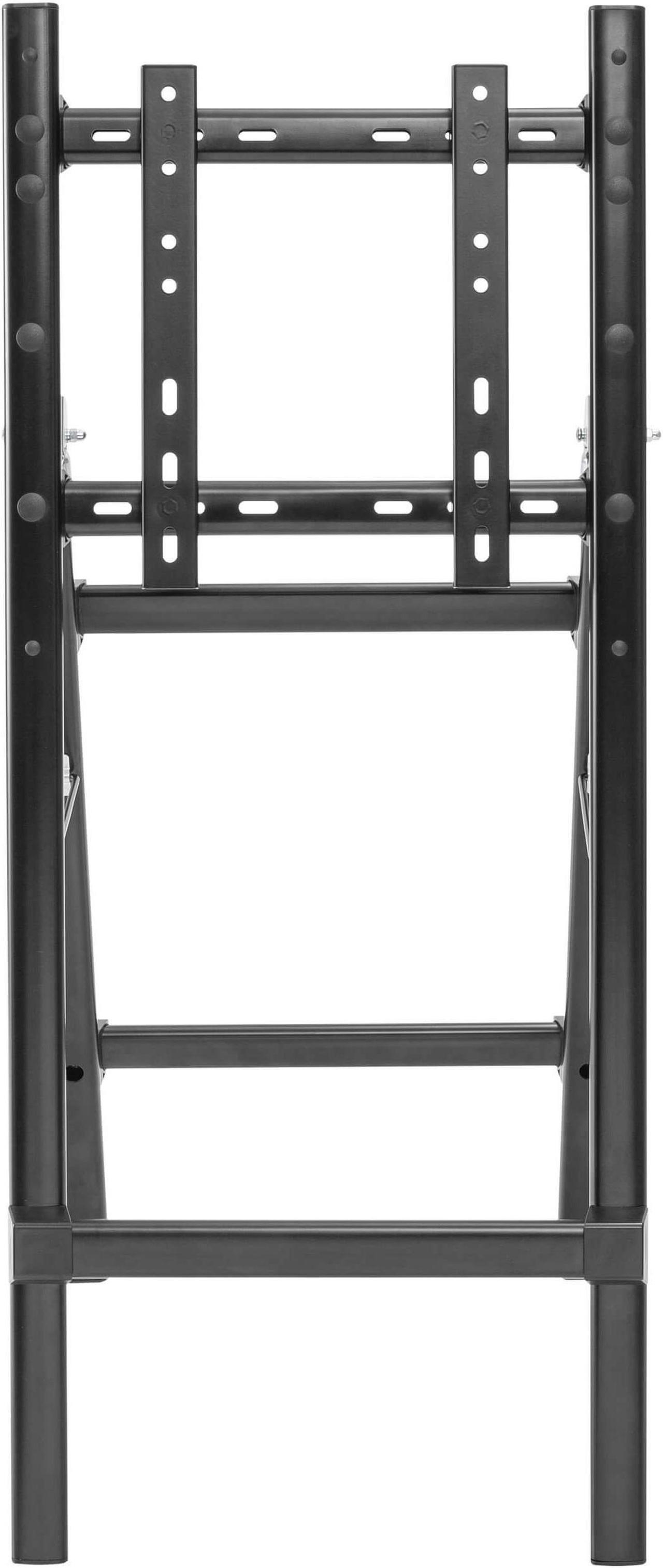 Alt view image 5 of 12 - Portable TV Monitor Stand 32-55in Casters Portrait or Landscape