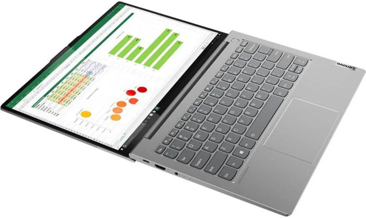 Alt view image 3 of 14 - Lenovo ThinkBook 13s G2 ITL 20V9006BUS 13.3" Touchscreen Notebook - QHD - 2560 x 1600 - Intel Core i5 i5-1135G7 Quad-core (4 Core) 2.40 GHz - 8 GB RAM - 256 GB SSD - Mineral Gray - Windows 10 Pro