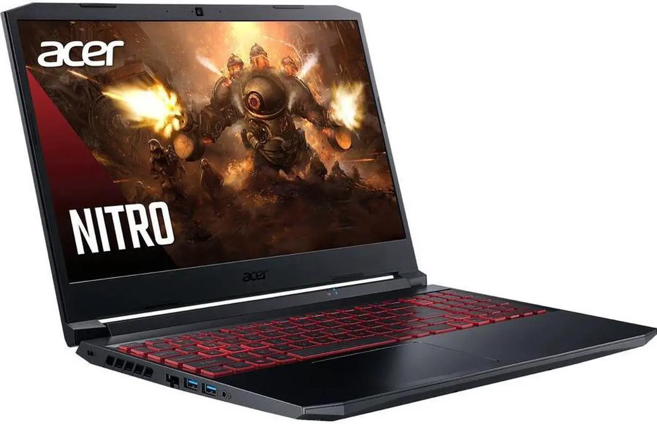 Alt view image 7 of 20 - Acer Nitro 5 - 15.6" GeForce GTX 1650 - AMD Ryzen 7 5800H  - 16GB Memory - 256 GB PCIe SSD - Windows 10 Pro 64-bit - Gaming Laptop - 144 Hz IPS (AN515-45-R1JF )