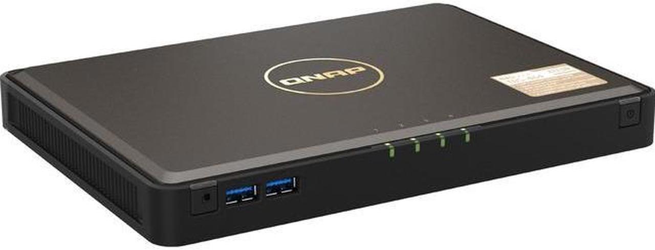Alt view image 4 of 11 - QNAP TBS-464-8G-US Diskless System M.2 NVMe SSD NASbook