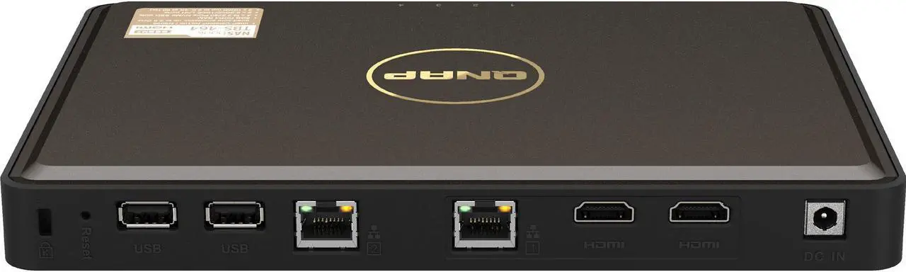 Alt view image 9 of 11 - QNAP TBS-464-8G-US Diskless System M.2 NVMe SSD NASbook