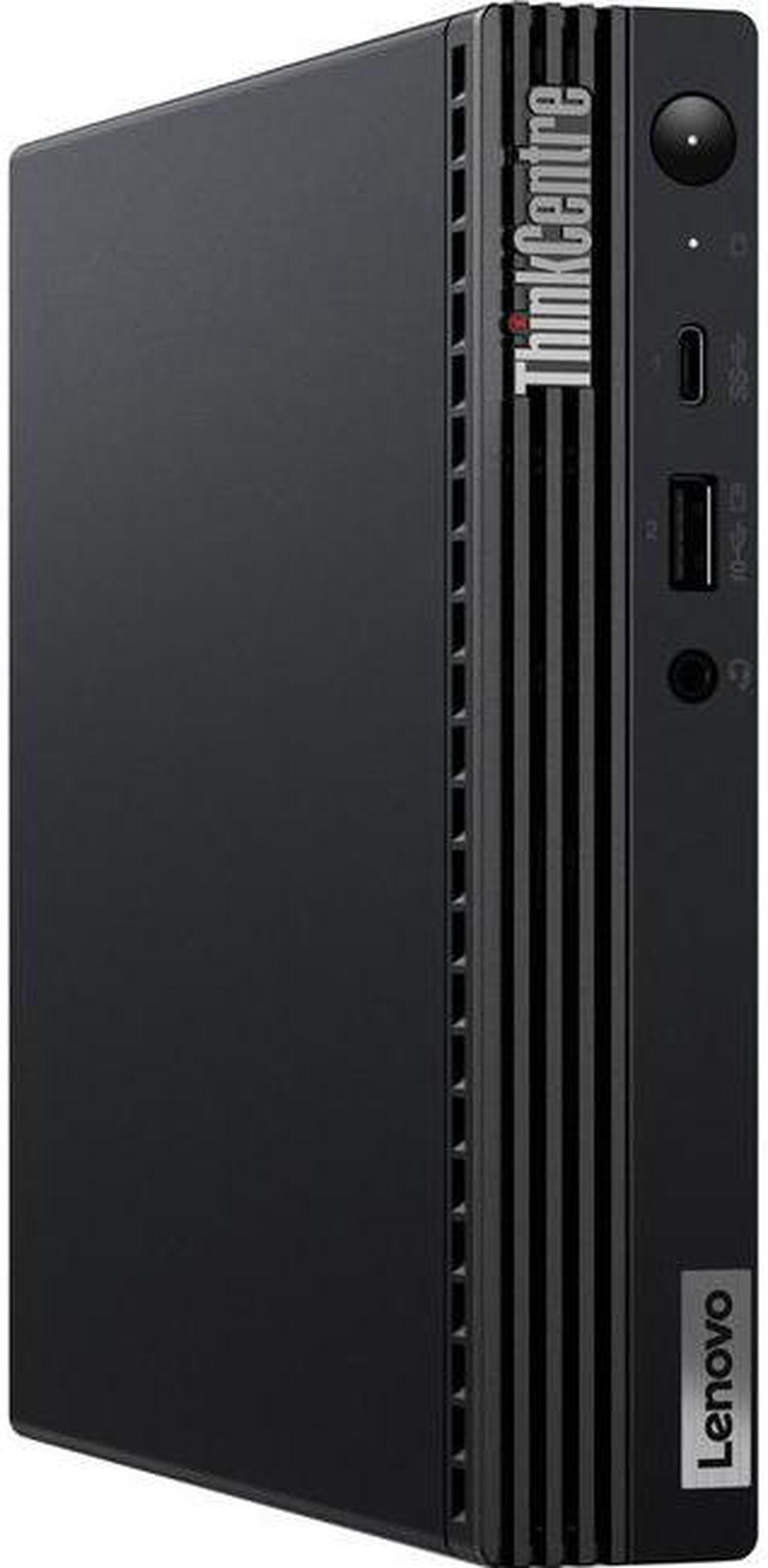 Alt view image 3 of 20 - Lenovo ThinkCentre M80q 11DN008NUS Desktop Computer - Intel Core i7 10th Gen i7-10700T Octa-core (8 Core) 2 GHz - 16 GB RAM DDR4 SDRAM - 256 GB NVMe M.2 PCI Express PCI Express NVMe SSD - Tiny - Black