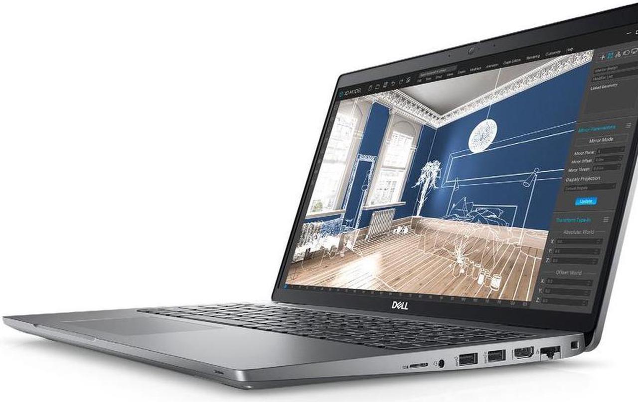 Alt view image 3 of 11 - Dell Precision 3000 3570 15.6" Mobile Workstation - Full HD - 1920 x 1080 - Intel Core i5 12th Gen i5-1235U Deca-core (10 Core) 1.70 GHz - 16 GB Total RAM - 256 GB SSDNEW