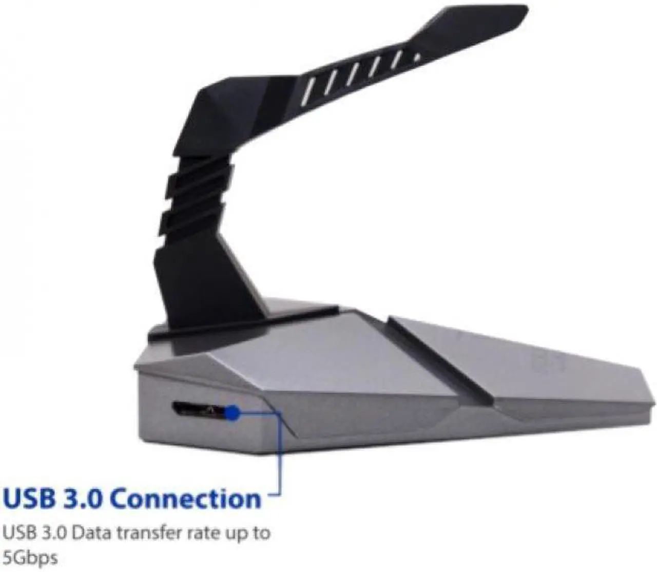 Alt view image 12 of 16 - LOKI RGB Gaming Mouse Bungee With USB 3.0 Hub and Micro SD Card Reader - AC 5v Power Adapter is Included