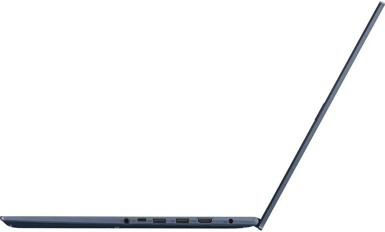 Alt view image 10 of 20 - ASUS VivoBook 16X Laptop, 16 WUXGA (1920 x 1200) 16:10 Display, AMD Ryzen 5 5600H CPU, AMD Radeon Vega 7 Graphics, 8GB RAM, 512GB SSD, Fingerprint Sensor, Windows 11 Home, Quiet Blue, M1603QA-DS52