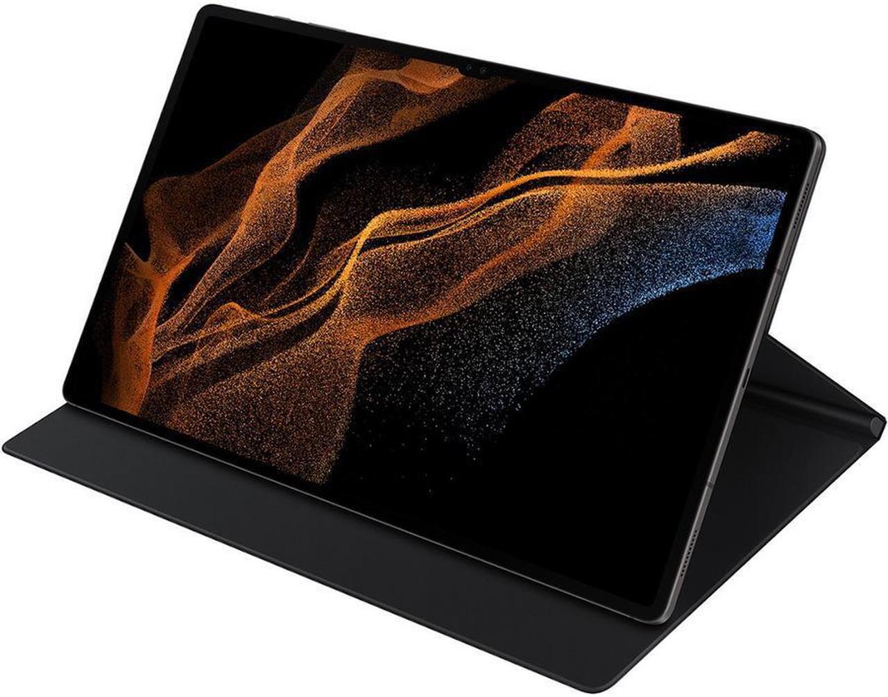 Alt view image 3 of 13 - Samsung Book Cover Carrying Case (Book Fold) Samsung Galaxy Tab S8 Tablet - Black - Scratch Resistant