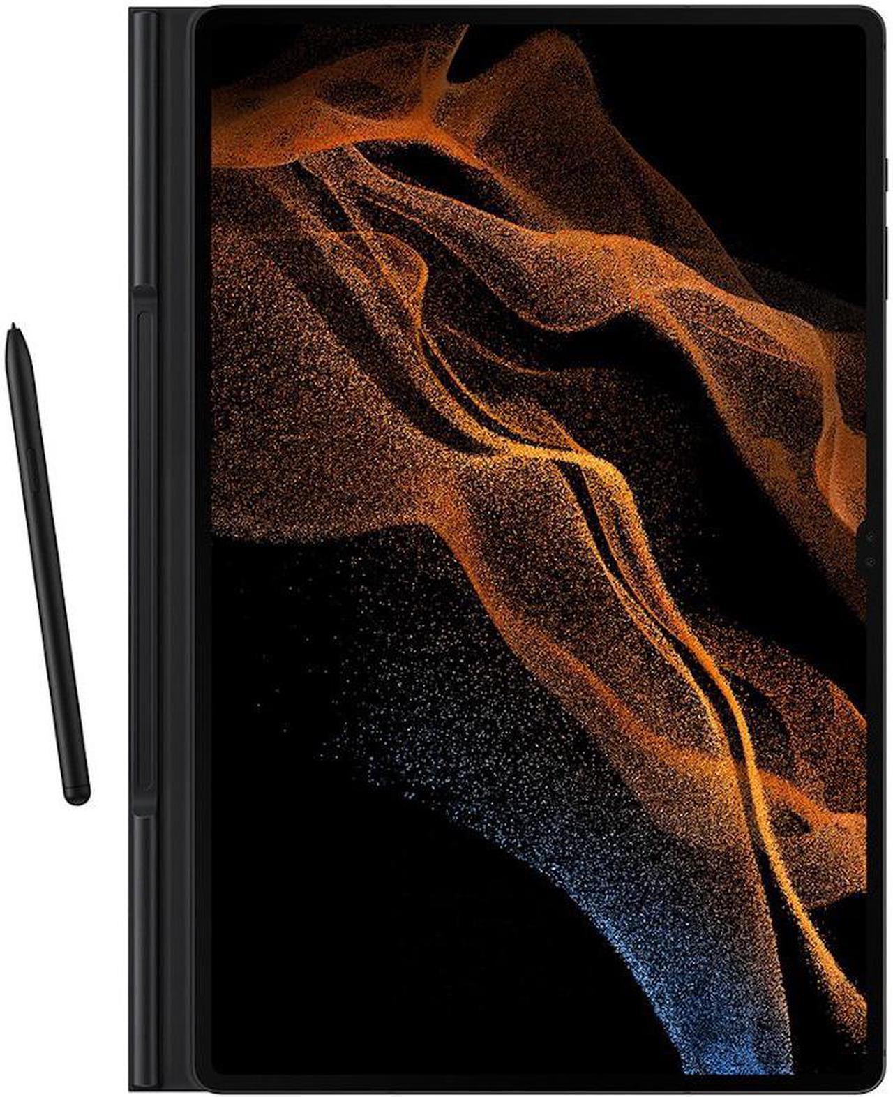 Alt view image 5 of 13 - Samsung Book Cover Carrying Case (Book Fold) Samsung Galaxy Tab S8 Tablet - Black - Scratch Resistant