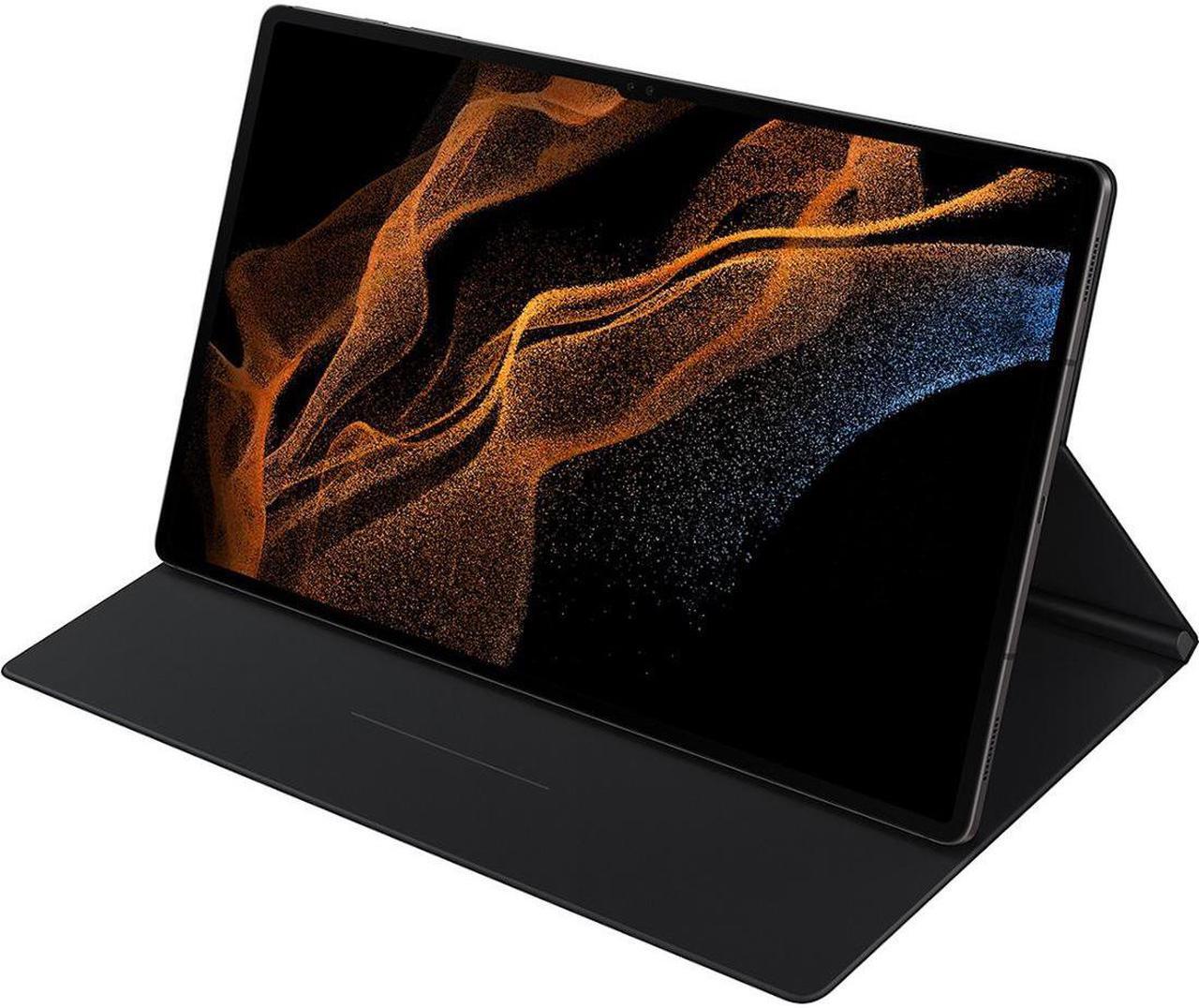 Alt view image 2 of 13 - Samsung Book Cover Carrying Case (Book Fold) Samsung Galaxy Tab S8 Tablet - Black - Scratch Resistant