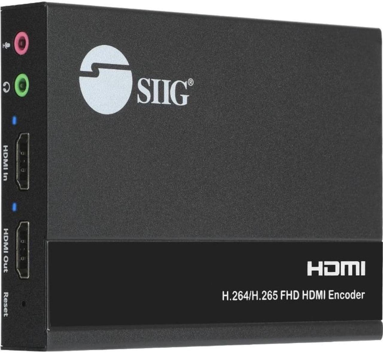 Alt view image 6 of 17 - SIIG 1080p HDMI Video H.264 H.265 IPTV Encoder with Loopout CEH27511S1