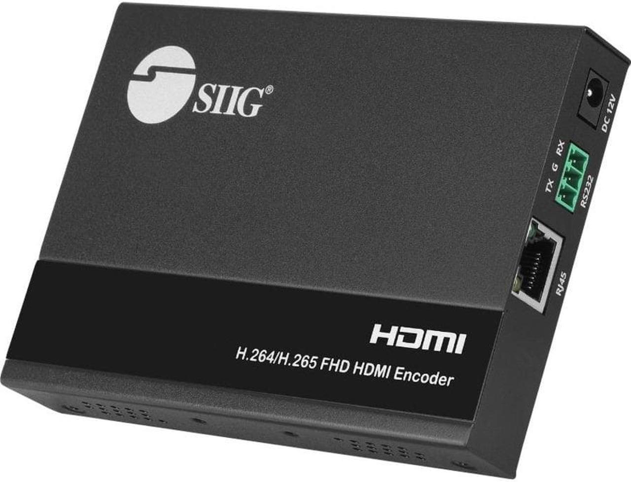 Alt view image 8 of 17 - SIIG 1080p HDMI Video H.264 H.265 IPTV Encoder with Loopout CEH27511S1