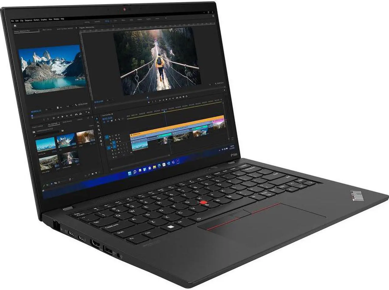 Alt view image 7 of 14 - Lenovo ThinkPad P14s Gen 3 21AK002EUS 14" Mobile Workstation - WUXGA - 1920 x 1200 - Intel Core i7 12th Gen i7-1260P Dodeca-core (12 Core) 3.40 GHz - 16 GB Total RAM - 512 GB SSD - Black - Window