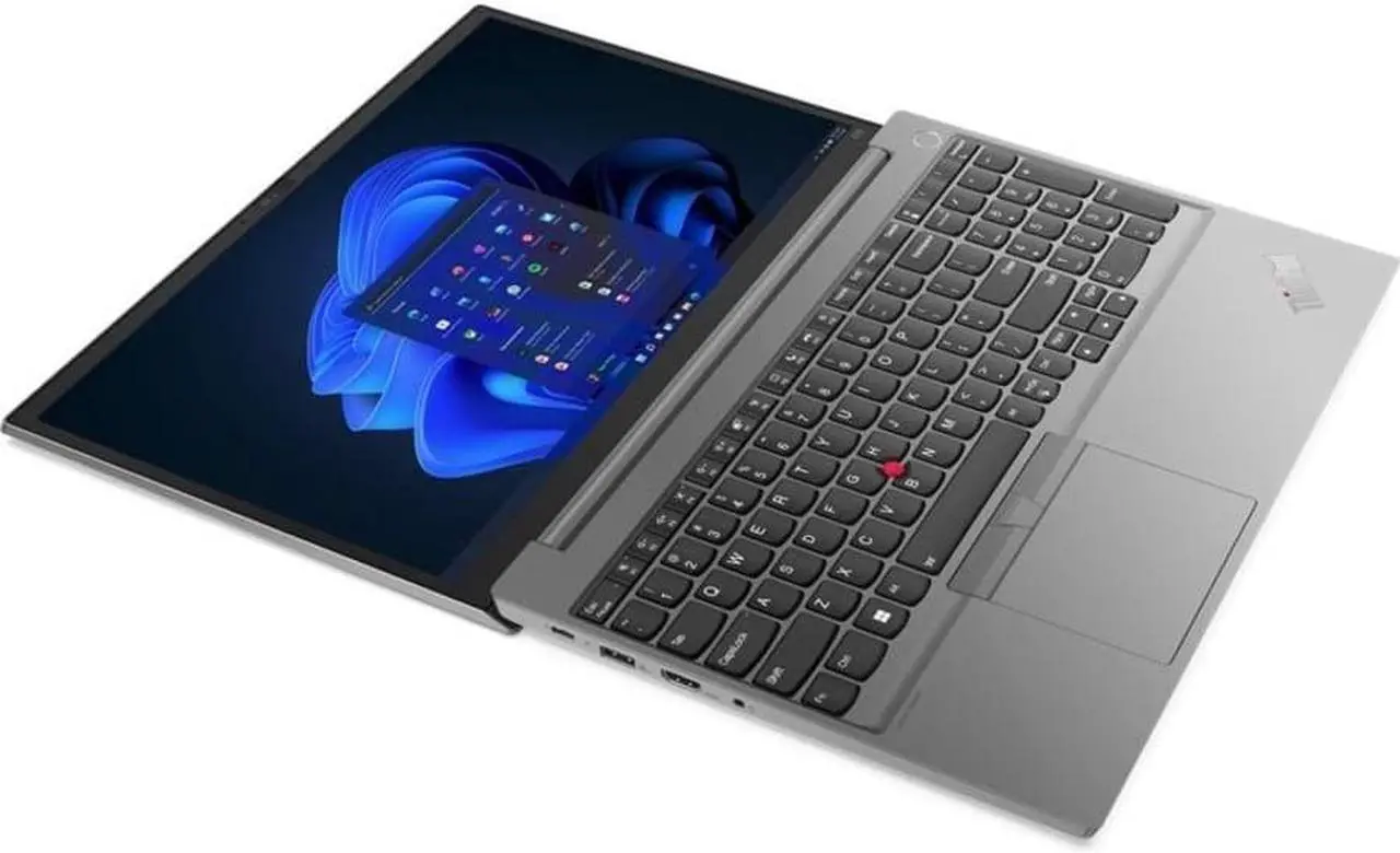 Alt view image 5 of 9 - Lenovo ThinkPad E15 Gen 4 21ED0080US 15.6" Notebook - Full HD - 1920 x 1080 - AMD Ryzen 7 5825U Octa-core (8 Core) 2 GHz - 16 GB Total RAM - 8 GB On-board Memory - 512 GB SSD - Mineral Metallic -