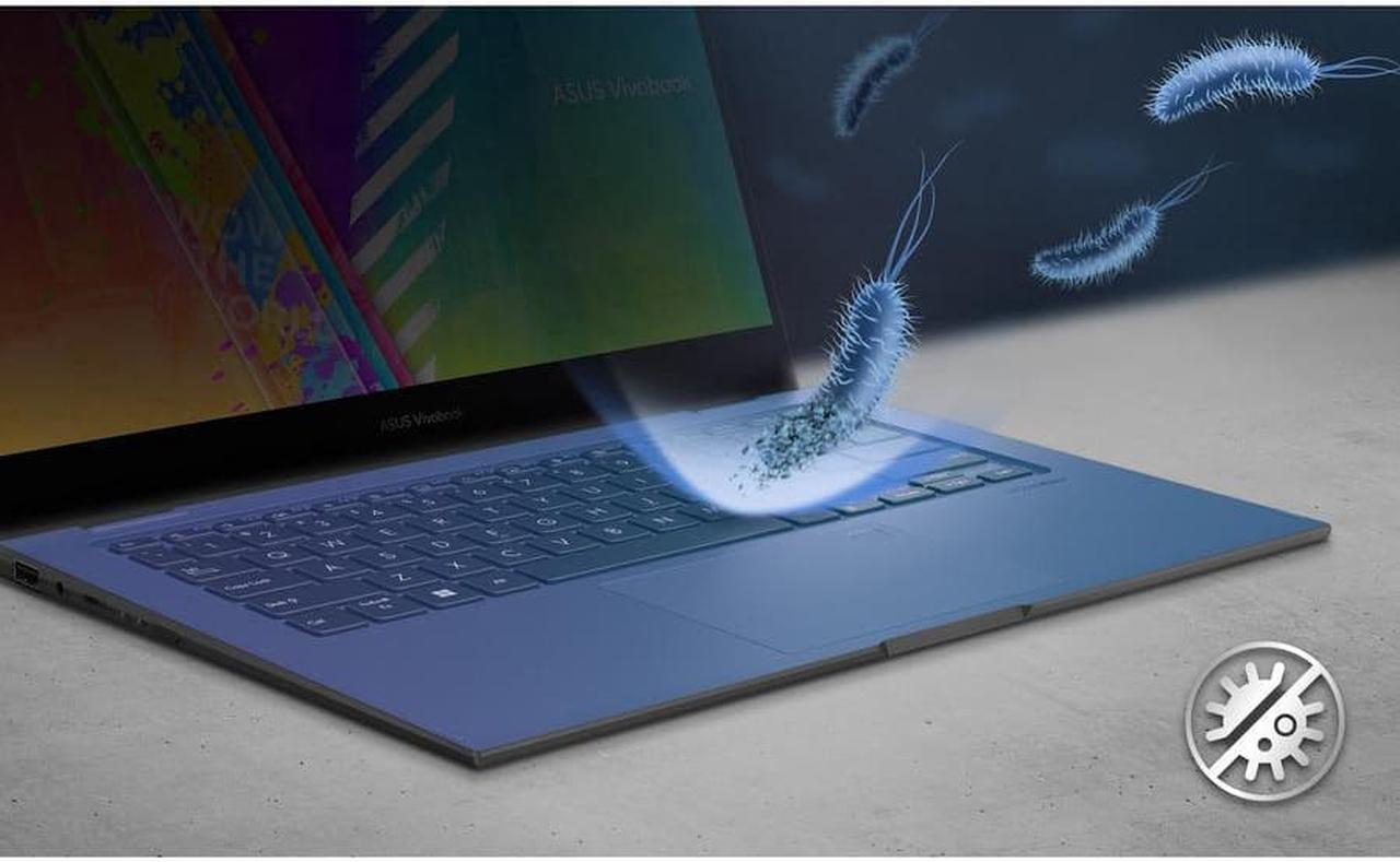 Alt view image 10 of 19 - Asus Vivobook Go 14 Flip J1400 J1400KA-ES21T 14" Touchscreen Convertible Notebook - Full HD - 1920 x 1080 - Intel Pentium Silver N6000 Quad-core (4 Core) 1.10 GHz - 4 GB Total RAM - 4 GB On-board