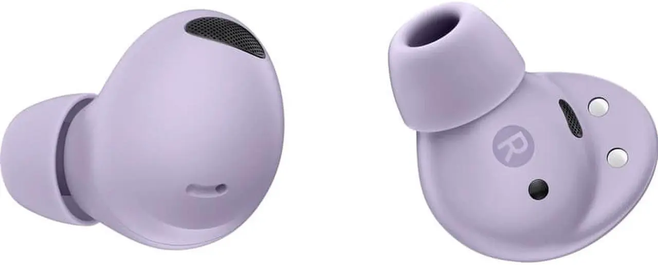 Alt view image 6 of 18 - Samsung Galaxy Buds2 Pro Noise-Canceling True Wireless In-Ear Headphones (Bora Purple) SM-R510NLVAXAR