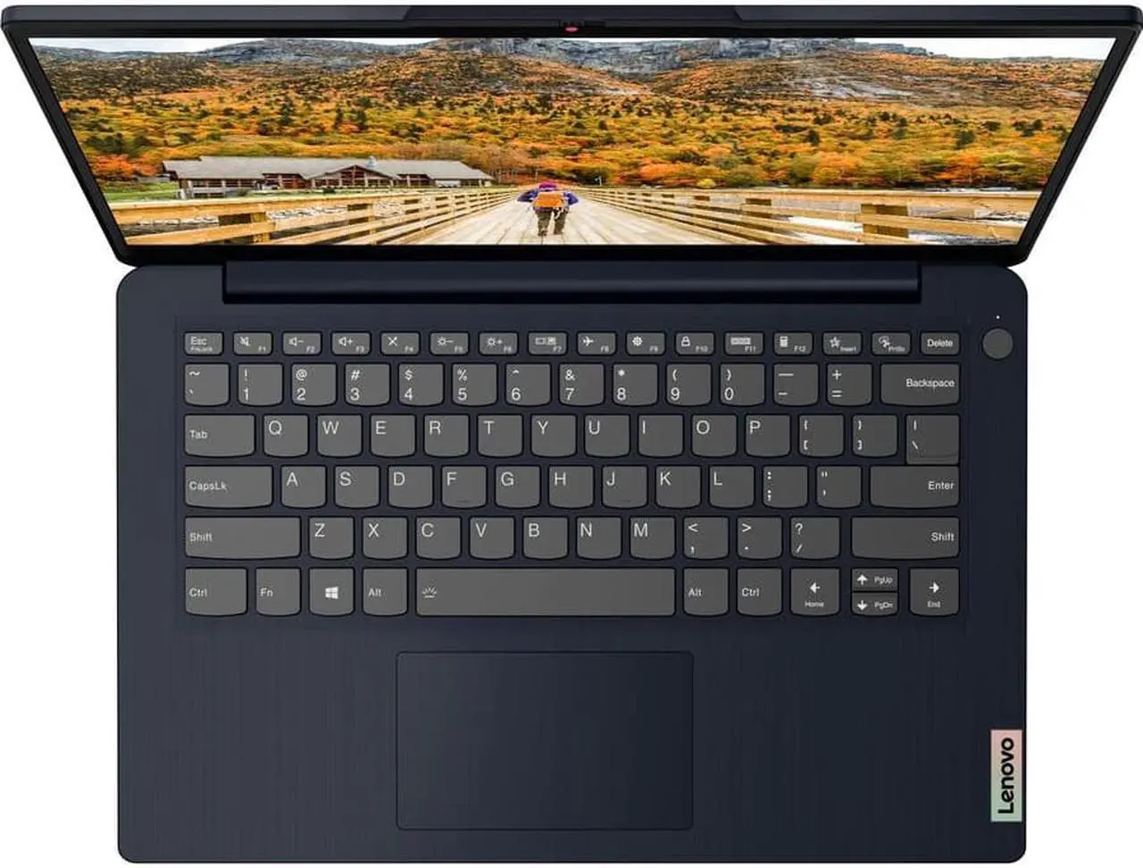 Alt view image 13 of 17 - Lenovo IdeaPad 3 14 14.0" Laptop, 14.0" FHD (1920 x 1080) Display, AMD Ryzen 5 5500U Processor, 8GB DDR4 RAM, 256GB NVMe TLC SSD Storage, AMD Radeon 7 Graphics, Windows 10 Home, 82KT00AMUS, Abyss Blue