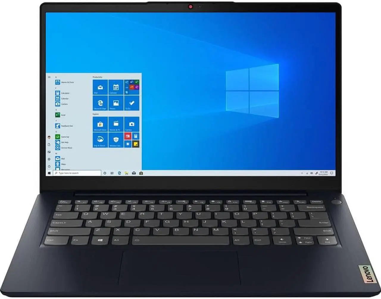 Alt view image 12 of 17 - Lenovo IdeaPad 3 14 14.0" Laptop, 14.0" FHD (1920 x 1080) Display, AMD Ryzen 5 5500U Processor, 8GB DDR4 RAM, 256GB NVMe TLC SSD Storage, AMD Radeon 7 Graphics, Windows 10 Home, 82KT00AMUS, Abyss Blue