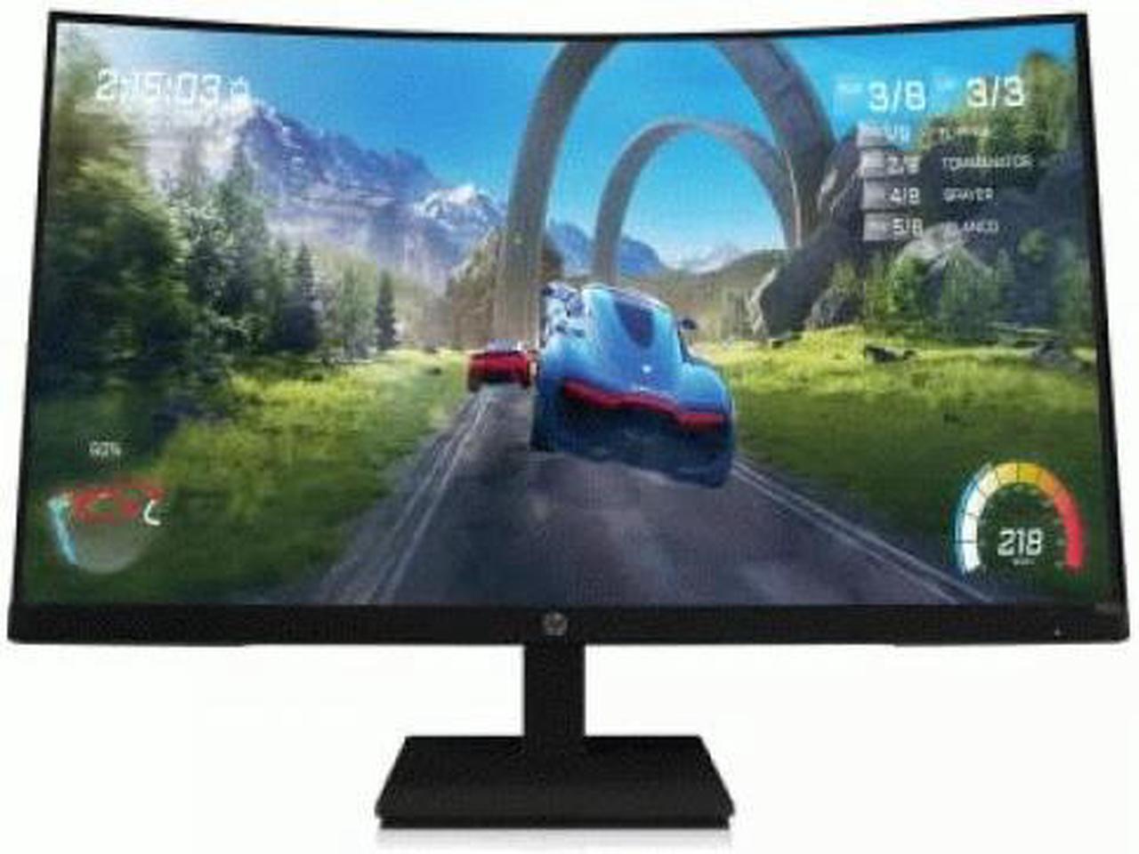 Alt view image 8 of 9 - HP X32c FHD Gaming Monitor 31.5" FHD (1920 x 1080) 60-165 Hz