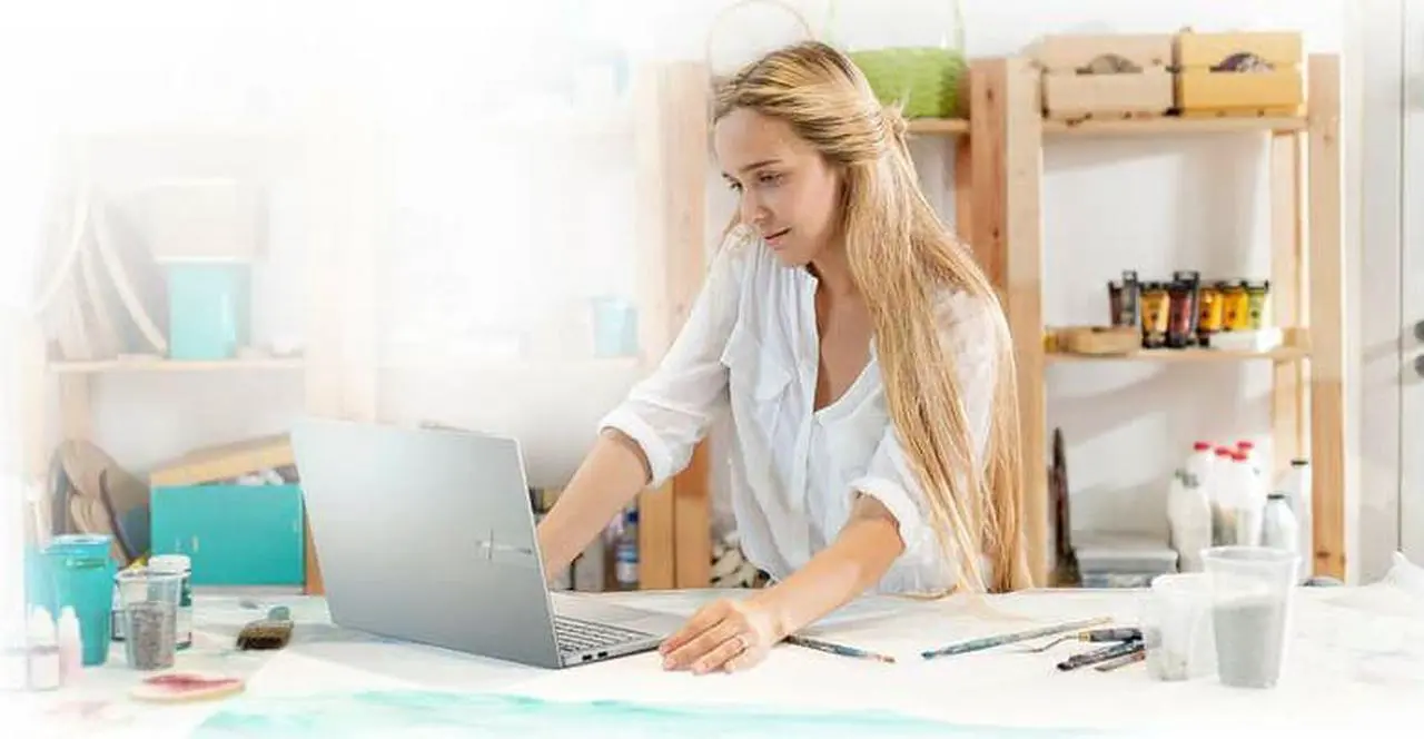 Alt view image 7 of 11 - ASUS VivoBook Pro 15 Laptop, 15.6" FHD Display, Intel Core i5-12450H CPU, NVIDIA GeForce GTX 1650 Max-Q GPU, 8GB RAM, 512GB SSD, Windows 11 Home, Quiet Blue, K6500ZH-DB51