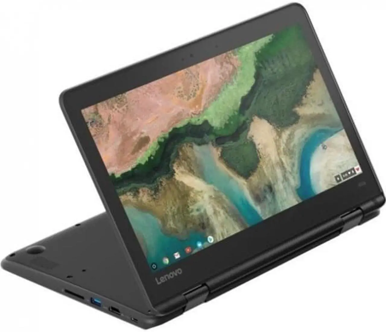 Alt view image 7 of 11 - Lenovo 300e Windows 2nd Gen 81M9007DUS 11.6" Touchscreen Netbook - HD - 1366 x 768 - Intel Pentium N5030 Quad-core (4 Core) 1.10 GHz - 4 GB Total RAM - 128 GB SSD - Gray - Windows 10 Pro - Intel