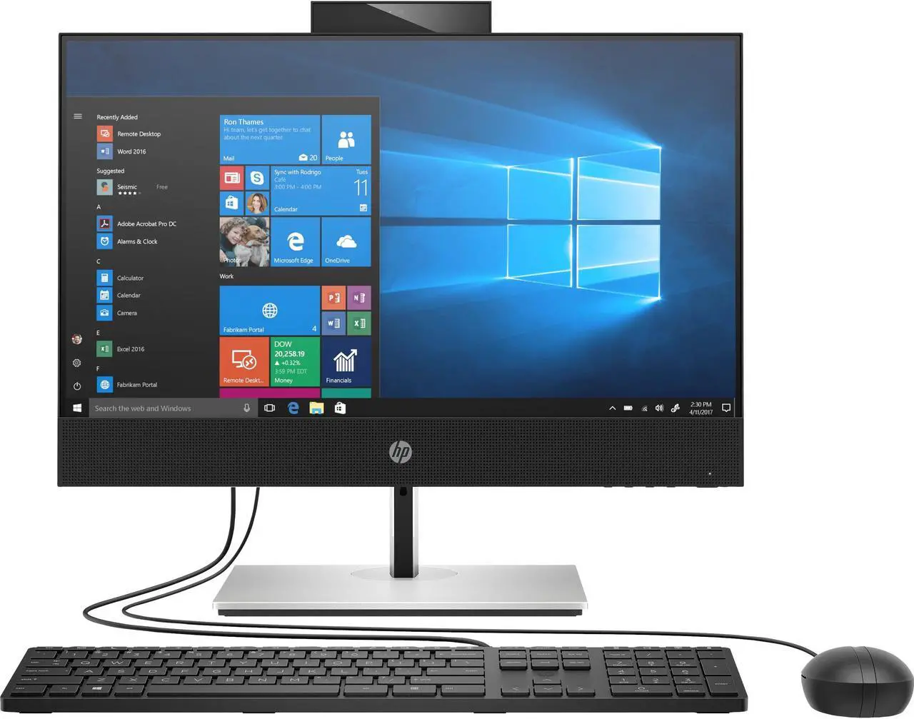 Alt view image 9 of 11 - HP ProOne 600 21.5" AIO Touchscreen Computer i5-10500 8GB 256GB SSD W11P 766W1UT