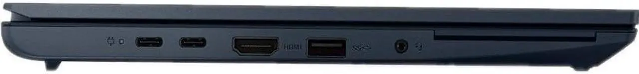 Alt view image 5 of 10 - Lenovo ThinkPad C14 Gen 1 21C9000FUS 14" Chromebook - Full HD - 1920 x 1080 - Intel Core i5 12th Gen i5-1245U Deca-core (10 Core) - 8 GB Total RAM - 8 GB On-board Memory - 256 GB SSD - Abyss Blue