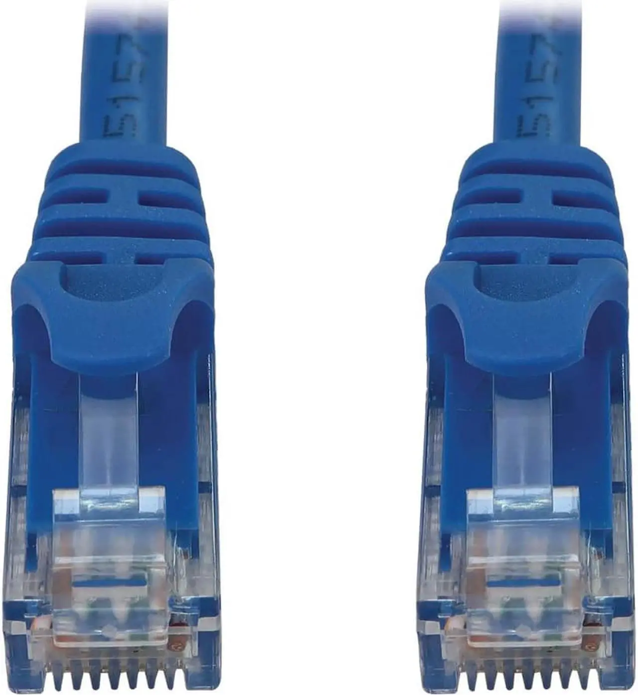 Alt view image 3 of 9 - Tripp Lite Cat6a 10G Snagless Molded UTP Ethernet Cable (RJ45 M/M), PoE, Blue, 5 ft. (1.5 m) - 5 ft Category 6a Network Cable for Network Device, Switch, Patch Panel, Server, Router, Hub, Computer, Pr