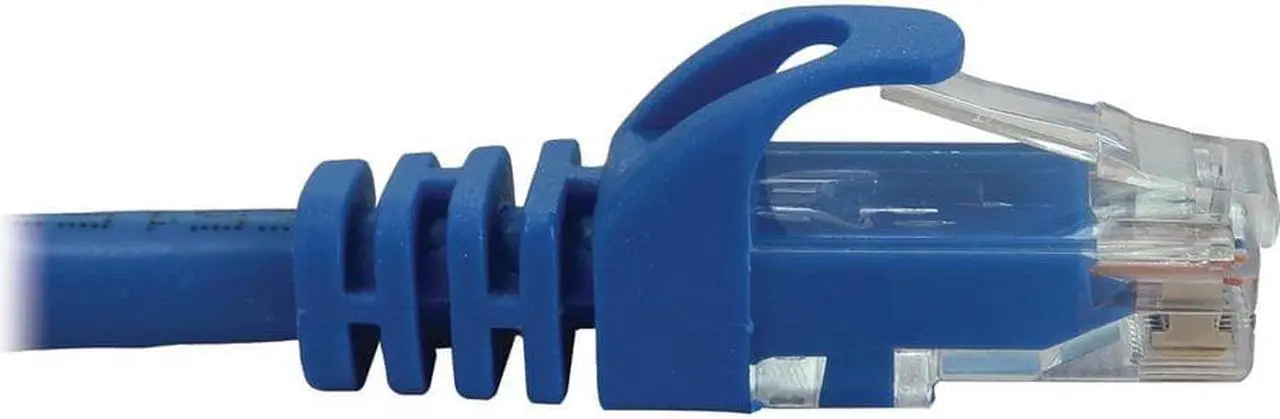 Alt view image 4 of 9 - Tripp Lite Cat6a 10G Snagless Molded UTP Ethernet Cable (RJ45 M/M), PoE, Blue, 5 ft. (1.5 m) - 5 ft Category 6a Network Cable for Network Device, Switch, Patch Panel, Server, Router, Hub, Computer, Pr