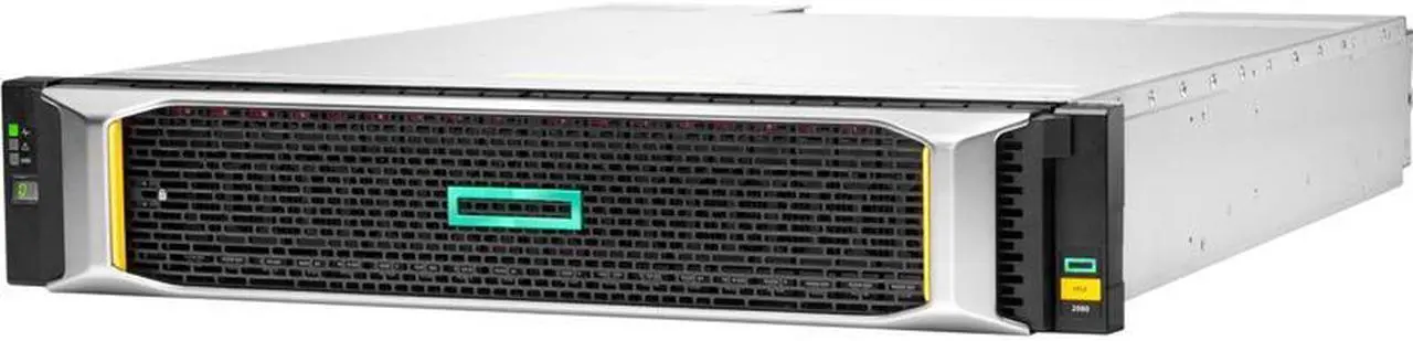 Alt view image 3 of 3 - HPE MSA 2062 10GBASE-T iSCSI SFF Storage - 24 x HDD Supported - 2 x HDD Installed - 3.84 TB Installed HDD Capacity - 24 x SSD Supported - 0 x SSD Installed - Clustering Supported - 2 x iSCSI Controlle