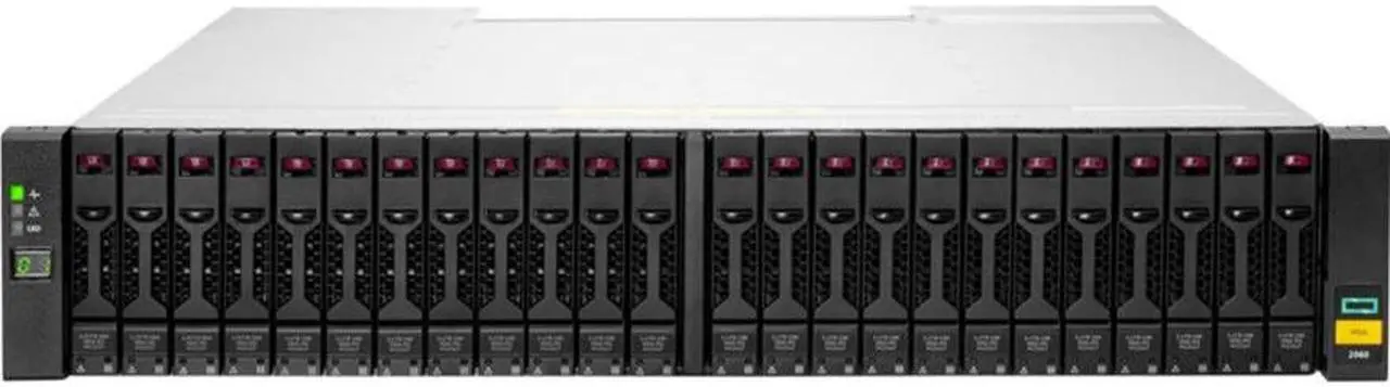 Alt view image 2 of 3 - HPE MSA 2062 10GBASE-T iSCSI SFF Storage - 24 x HDD Supported - 2 x HDD Installed - 3.84 TB Installed HDD Capacity - 24 x SSD Supported - 0 x SSD Installed - Clustering Supported - 2 x iSCSI Controlle