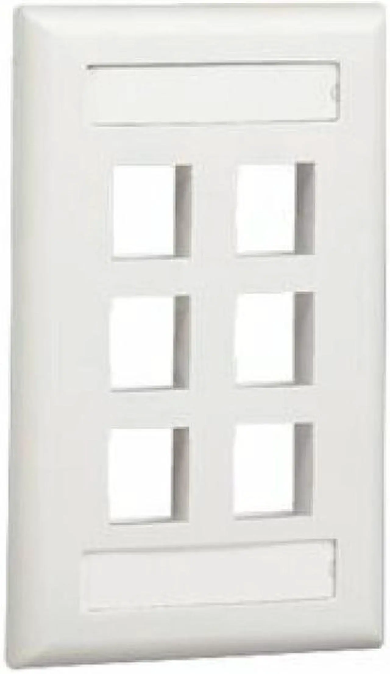 Alt view image 10 of 10 - PANDUIT 6 Socket NetKey Faceplate