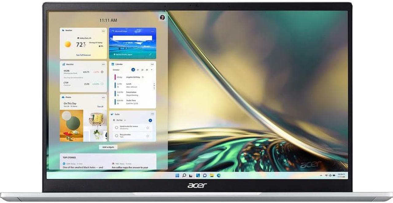 Alt view image 10 of 14 - Acer Swift 3 Intel Evo Thin & Light Laptop | 14" QHD 100% sRGB | Intel Core i7-1260P | Intel Iris Xe Graphics | 16GB LPDDR4X | 512GB SSD | Killer Wi-Fi 6E AX1675 | Windows 11 Home | SF314-512-78JG