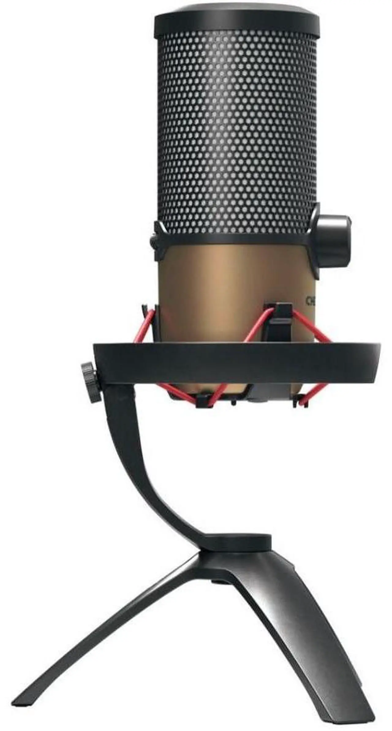 Alt view image 4 of 11 - CHERRY UM 9.0 PRO RGB Wired Microphone - Black, Copper - 8.20 ft - Stereo - 20 Hz to 20 kHz - Cardioid, Bi-directional, Omni-directional - Stand Mountable - USB 2.0