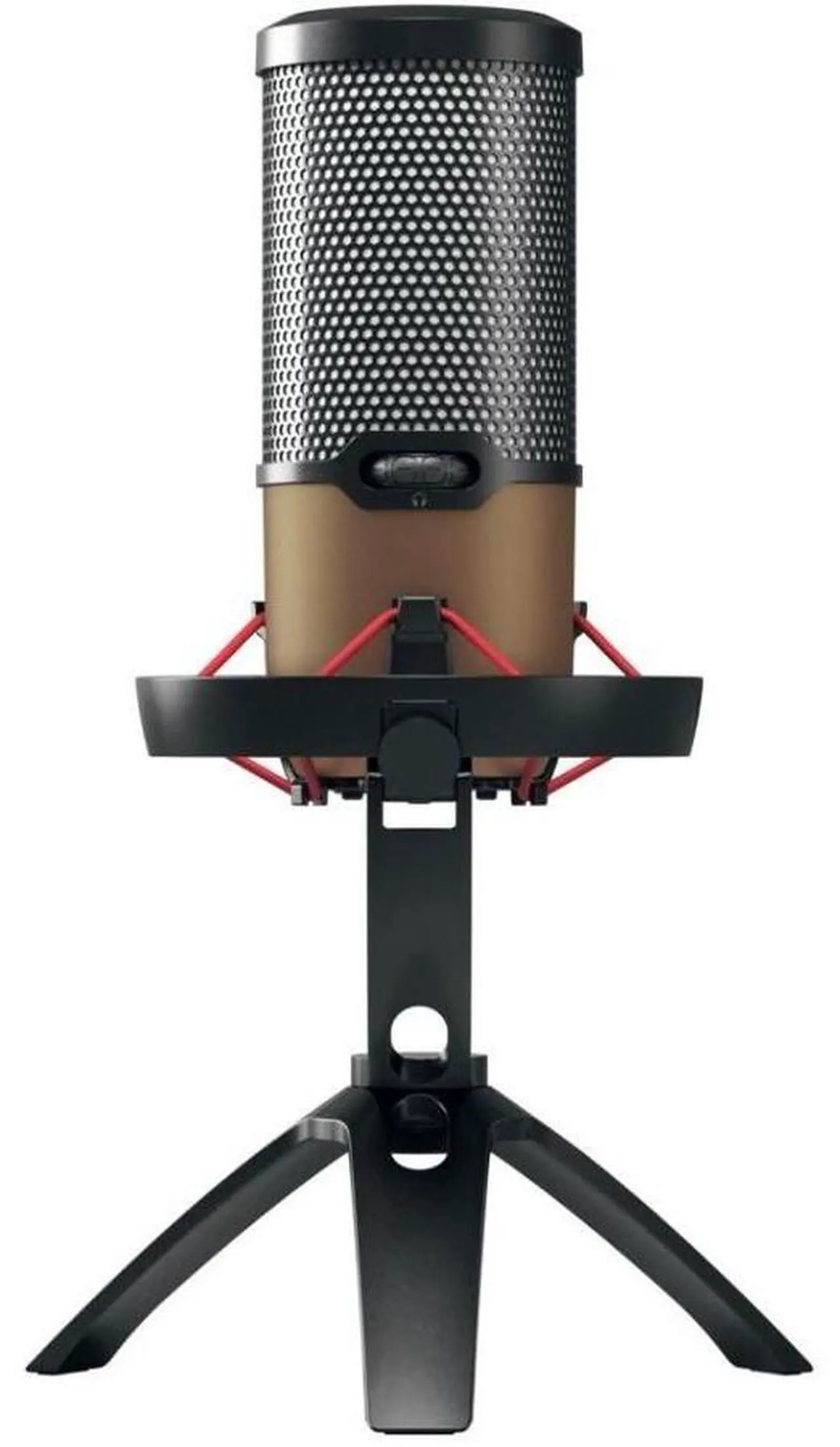 Alt view image 5 of 11 - CHERRY UM 9.0 PRO RGB Wired Microphone - Black, Copper - 8.20 ft - Stereo - 20 Hz to 20 kHz - Cardioid, Bi-directional, Omni-directional - Stand Mountable - USB 2.0