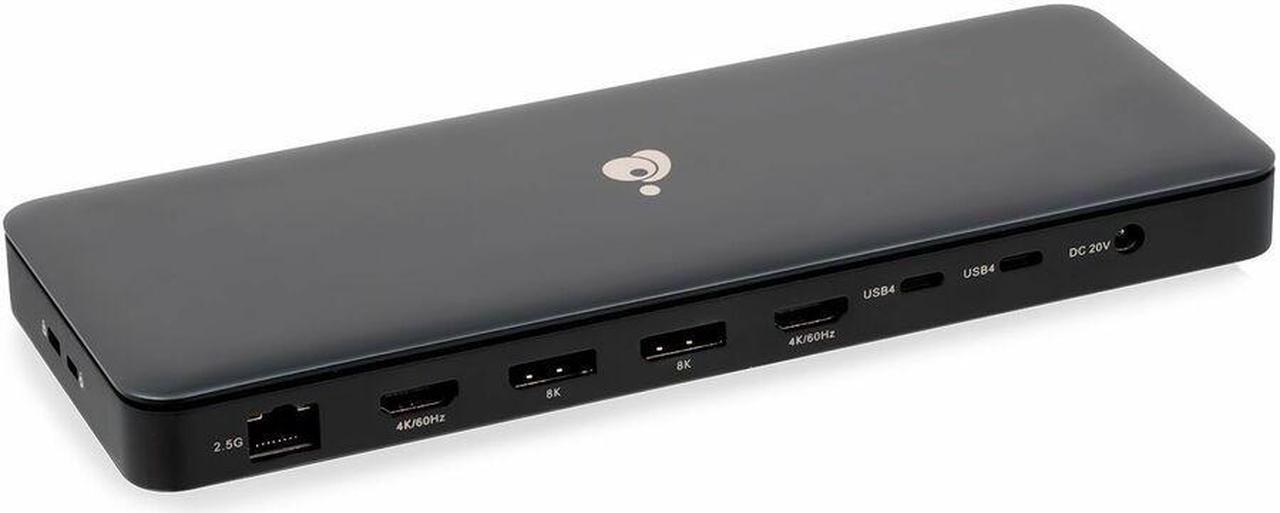 Alt view image 6 of 20 - IOGEAR Docking Station Dock Pro USB4 8K Triple View - GUD4C8K3