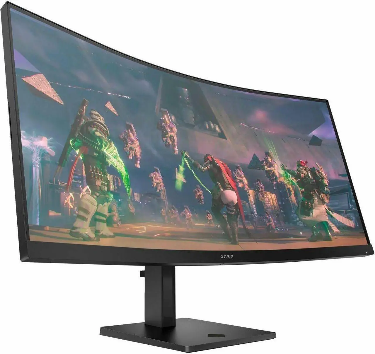 Alt view image 9 of 20 - OMEN by HP 34 inch WQHD 165Hz Curved Gaming Monitor - OMEN 34c 34" WQHD (3440 x