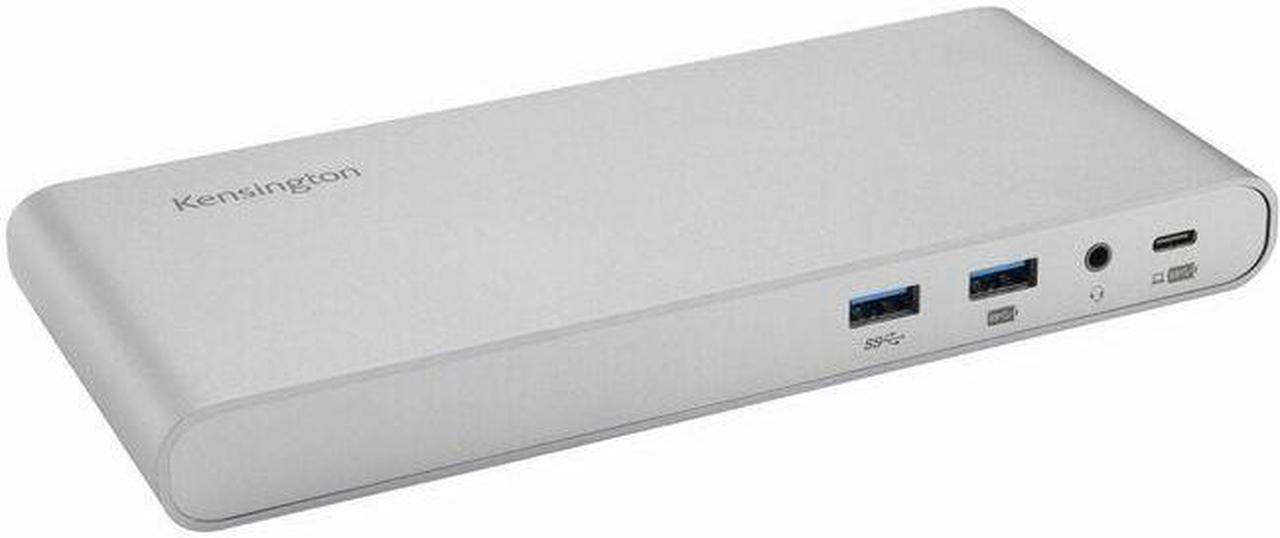 Kensington SD4810P USB-C 5Gbps Triple Video Driverless Dock - for Notebook/Monitor/Headphone/Speaker - USB Type C - 3 Displays Supported - 4K, Full HD, HD - 3840 x 2160, 1920 x 1080, 1280 x 720 - 6 x