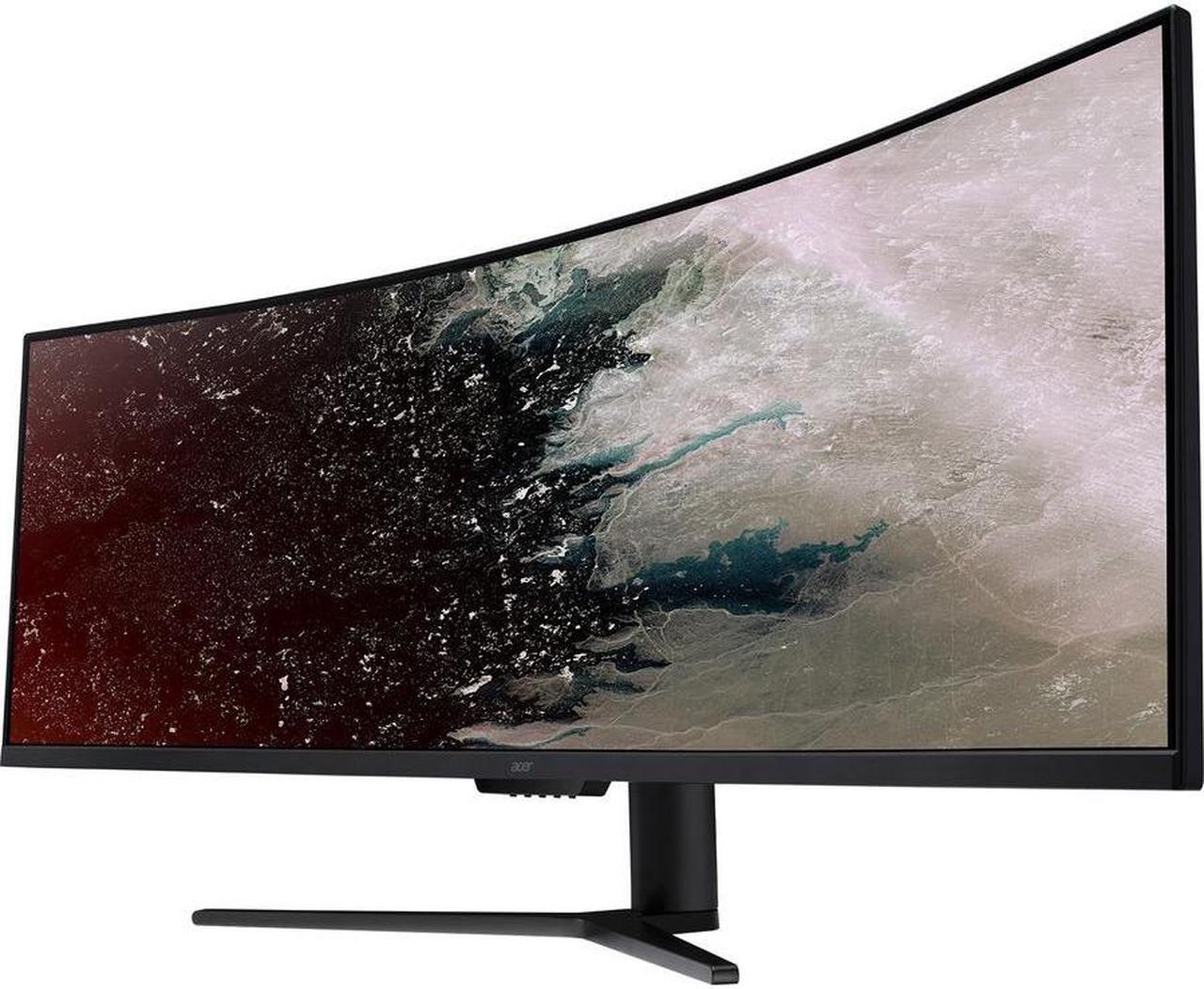 Alt view image 7 of 18 - Acer Nitro EI491CR S 49" 5120x1440 120Hz 4ms Curved Gaming LCD Monitor Black