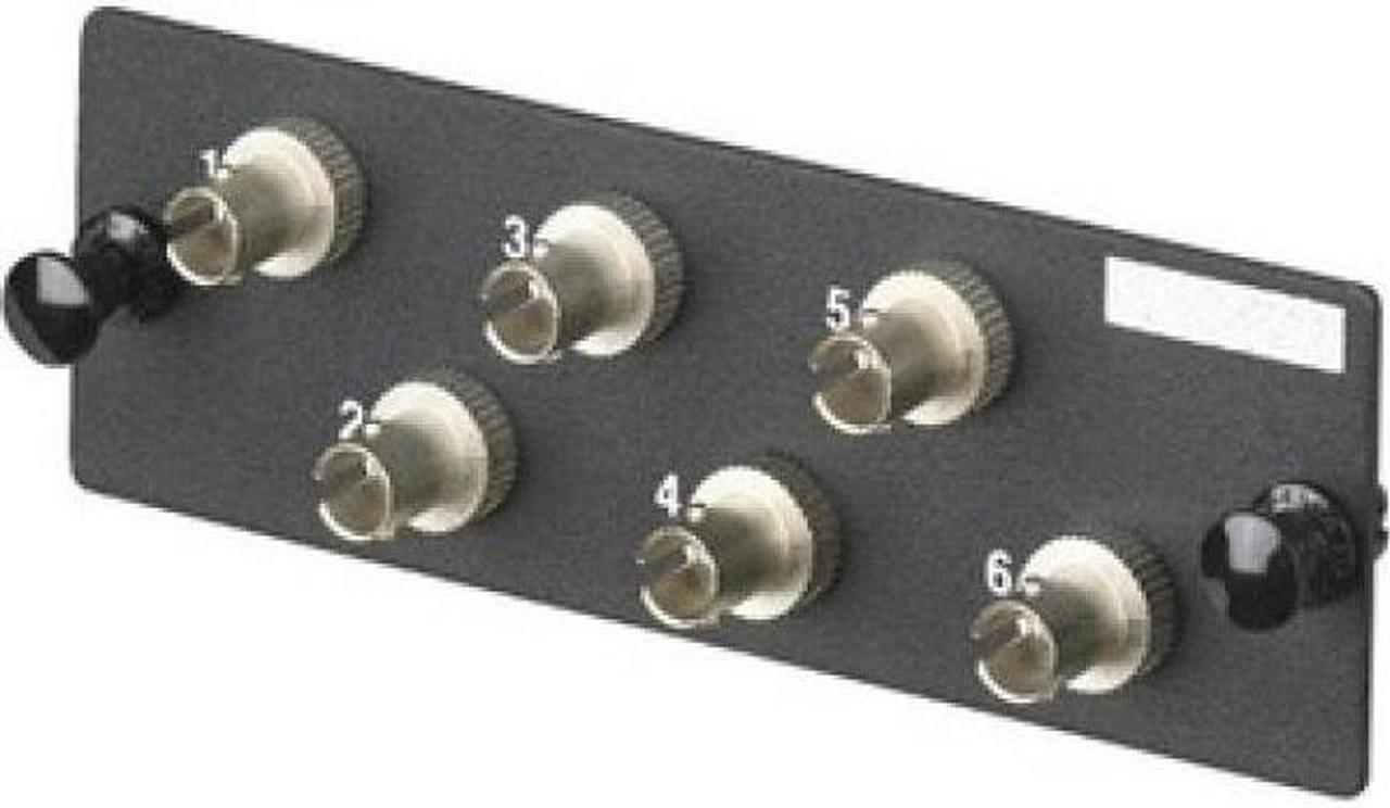 Alt view image 3 of 4 - Panduit Fiber Adapter Panel 8 ST Simplex Singlemode Adapters FAP8WSTZ