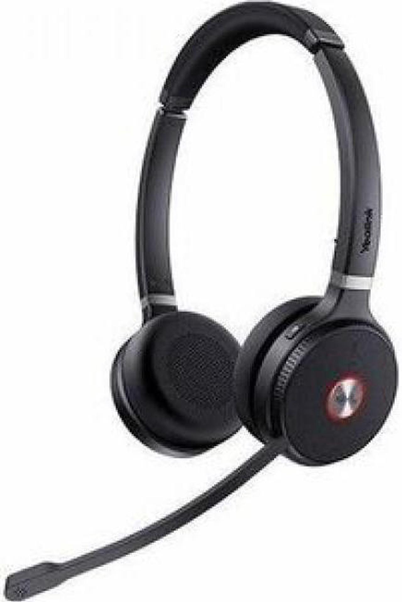 Yealink WH62 Headset - Microsoft Teams Certification - Stereo - Wireless - DECT - 524.9 ft - 32 Ohm - 20 Hz - 20 kHz - On-ear, Over-the-head - Binaural - Ear-cup