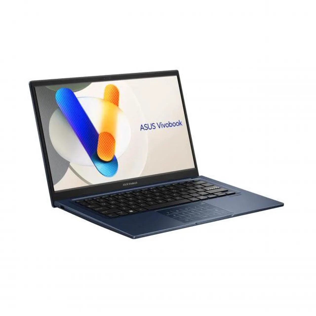 Alt view image 4 of 8 - ASUS Vivobook 14" FHD Laptop Intel Core 5 120U 8GB RAM 512GB SSD Quiet Blue with Wired Optical Black Mouse + Black Backpack