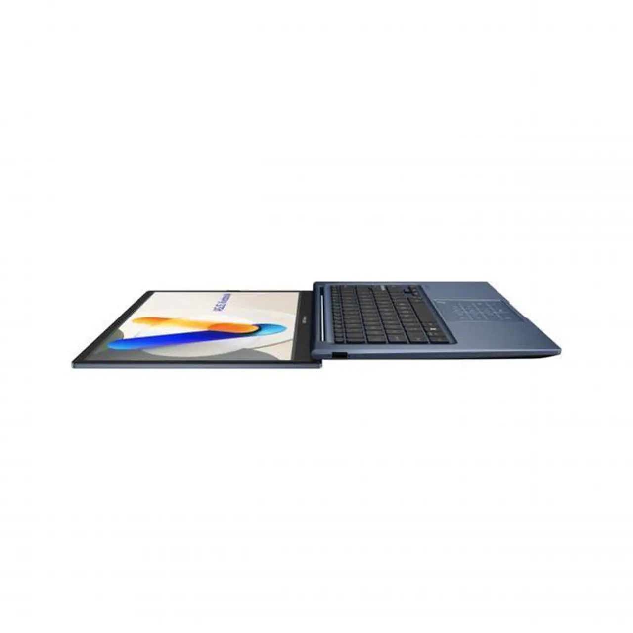 Alt view image 6 of 8 - ASUS Vivobook 14" FHD Laptop Intel Core 5 120U 8GB RAM 512GB SSD Quiet Blue with Wired Optical Black Mouse + Black Backpack