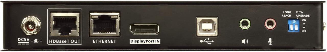 Alt view image 2 of 17 - ATEN USB DisplayPort HDBaseT 2.0 KVM Extender (4K@100m) CE920