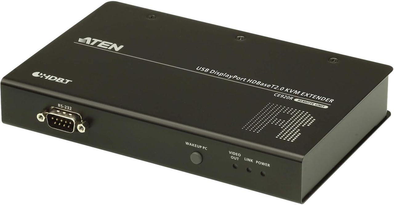 Main image of ATEN USB DisplayPort HDBaseT 2.0 KVM Extender (4K@100m) CE920