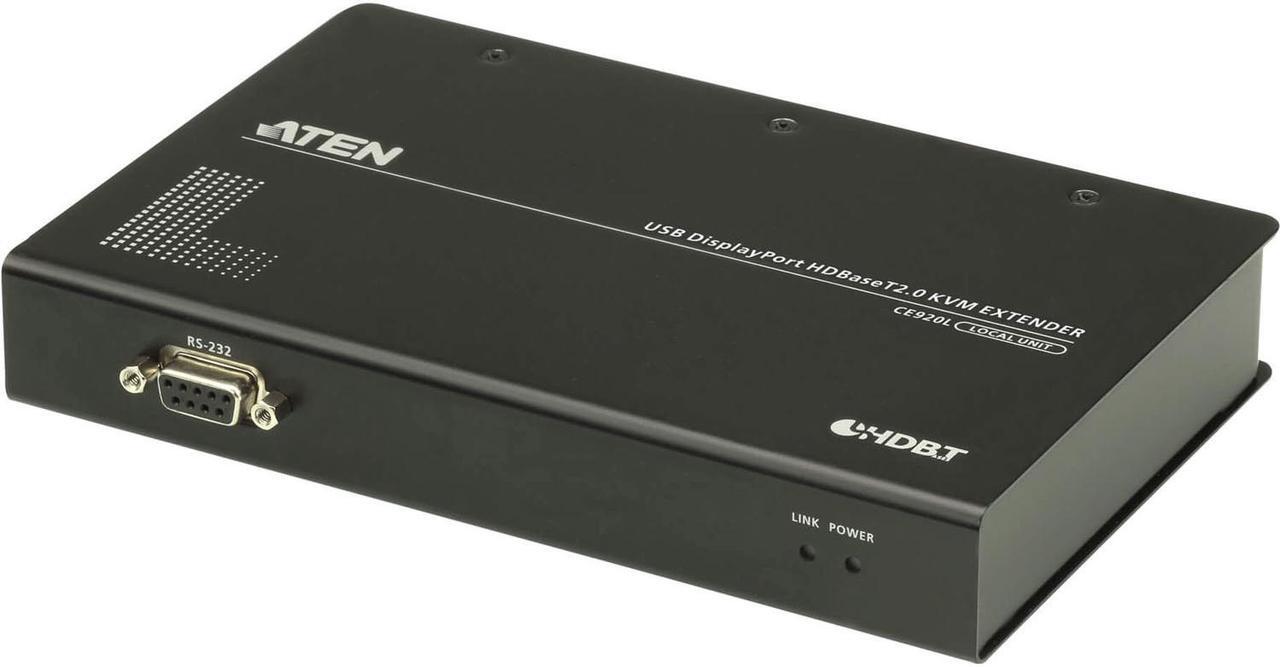 Alt view image 3 of 17 - ATEN USB DisplayPort HDBaseT 2.0 KVM Extender (4K@100m) CE920