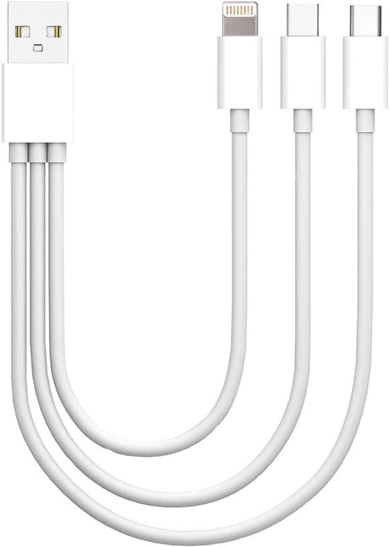 Alt view image 4 of 11 - 4Xem Usb To Lightning Micro Usb And Usb Type C Cable For Iphone/Ipod/Ipad/Galaxy