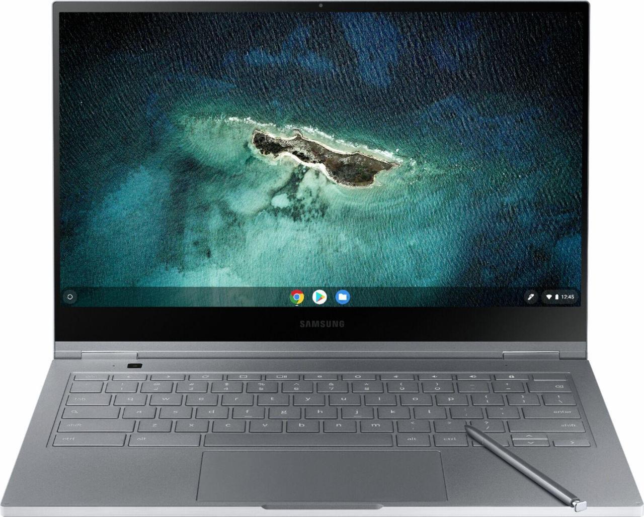 Alt view image 7 of 19 - Samsung - Galaxy 13.3" 4K Ultra HD Touch-Screen Chromebook - Intel Core i5 - 8GB Memory - 256GB SSD - Mercury Gray Laptop Notebook XE930QCA-K02US