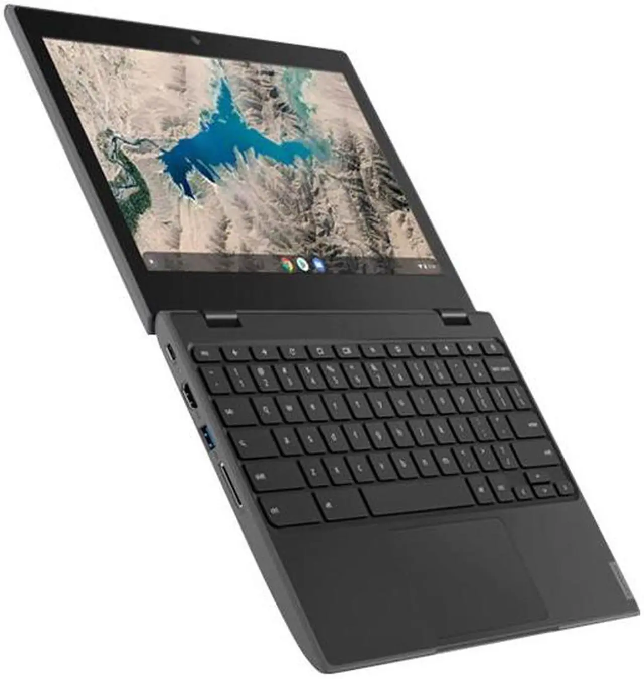 Alt view image 2 of 9 - Lenovo 100e Chromebook 2nd Gen 81MA0022US 11.6" Rugged Chromebook - HD - 1366 x 768 - Intel Celeron N4020 Dual-core (2 Core) 1.10 GHz - 4 GB RAM - 32 GB Flash Memory - Black