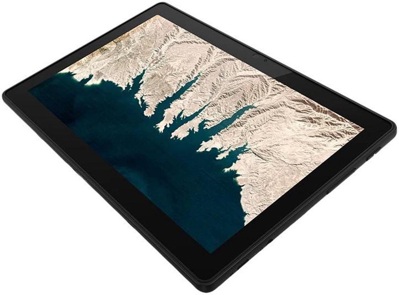 Alt view image 8 of 20 - Lenovo 10e 82AM000EUS Chromebook Tablet - 10.1" WUXGA - MediaTek Cortex A73 MT8183 Quad-core (4 Core) 2 GHz - 4 GB RAM - 32 GB Storage - Chrome OS - Iron Gray - MediaTek SoC Platform SoC - 1920 x