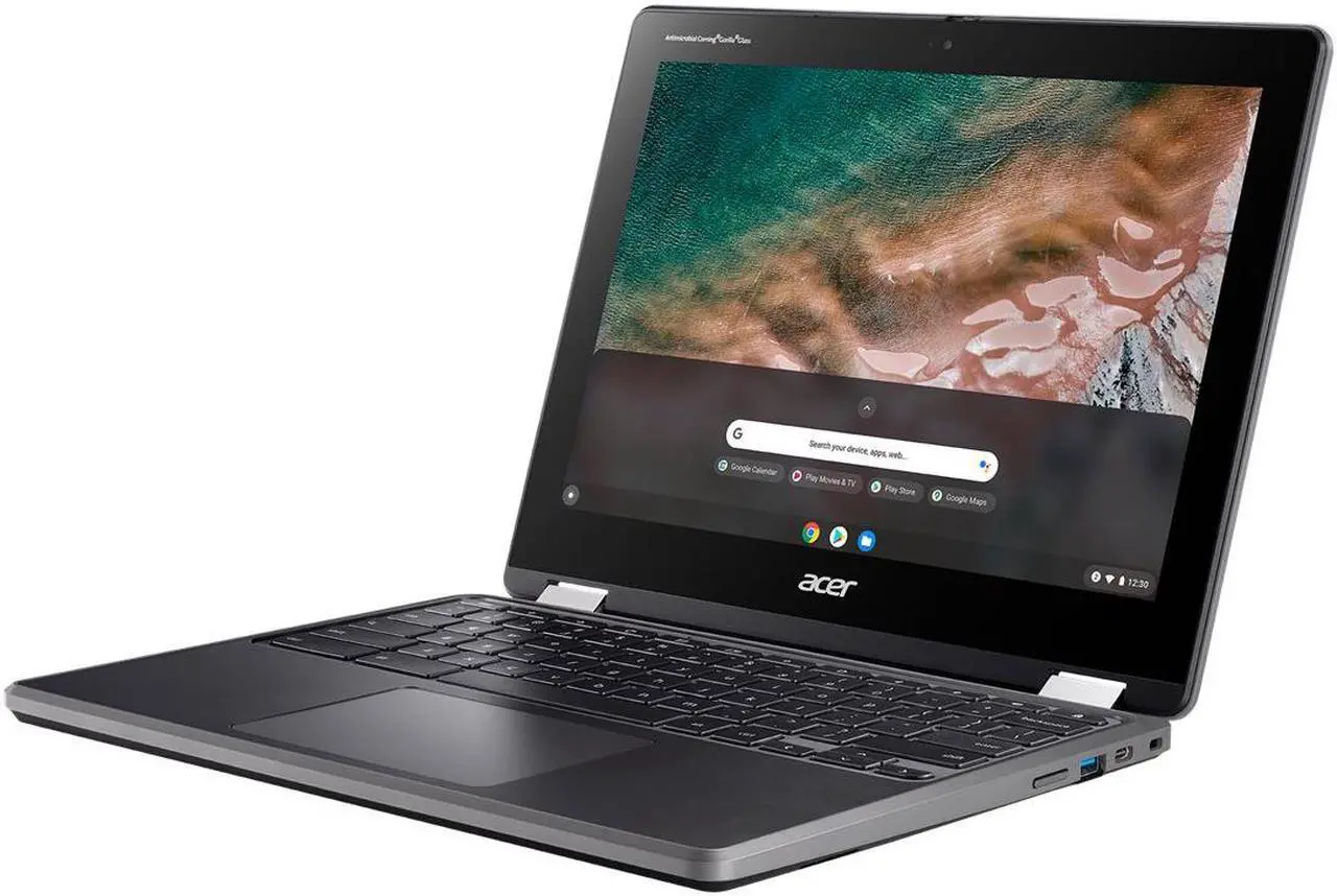 Alt view image 11 of 20 - Acer Chromebook Spin 512 R853TA R853TA-P3R1 12" Touchscreen 2 in 1 Chromebook - HD+ - 1366 x 912 - Intel Pentium Silver N6000 Quad-core (4 Core) 1.10 GHz - 8 GB RAM - 64 GB Flash Memory - Chrome